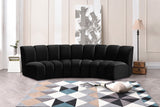 Infinity Modular Sectional Sofa - Soft Velvet Upholstery, Deep Tufting, Contemporary Design, Versatile Style