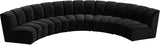Infinity Modular 5-Piece Sectional Sofa - Luxurious Deep Channel Tufting & Modern Design Elegance