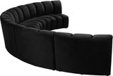Infinity Modular 5-Piece Sectional Sofa - Luxurious Deep Channel Tufting & Modern Design Elegance