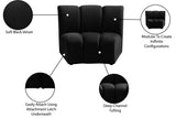 Infinity Modular Chair - Stylish Contemporary Seating with Soft Velvet and Deep Channel Tufting