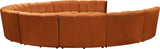 Infinity 10-Piece Modular Sectional Sofa: Luxurious Deep Channel Tufting for Ultimate Comfort