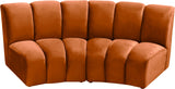 Infinity Modular Sectional Sofa - Luxurious Soft Upholstery with Deep Channel Tufting Design