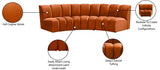 Infinity Modular Sectional Sofa - Soft Velvet Upholstery, Deep Tufting, Contemporary Design, Versatile Style
