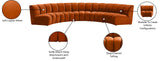 Infinity Modular 5-Piece Sectional Sofa - Luxurious Deep Channel Tufting & Modern Design Elegance