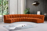Infinity Modular 5-Piece Sectional Sofa - Luxurious Deep Channel Tufting & Modern Design Elegance
