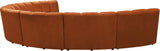 Infinity Modular 7-Piece Sectional Sofa - Soft Velvet, Contemporary Design for Versatile Living Spaces