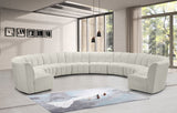 Infinity 10-Piece Modular Sectional Sofa: Luxurious Deep Channel Tufting for Ultimate Comfort