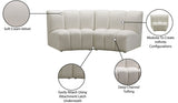 Infinity Modular Sectional Sofa - Luxurious Soft Upholstery with Deep Channel Tufting Design