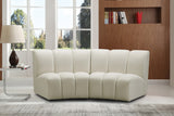 Infinity Modular Sectional Sofa - Luxurious Soft Upholstery with Deep Channel Tufting Design