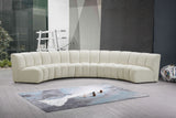 Infinity Modular 5-Piece Sectional Sofa - Luxurious Deep Channel Tufting & Modern Design Elegance