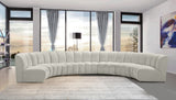 Infinity Modular 7-Piece Sectional Sofa - Soft Velvet, Contemporary Design for Versatile Living Spaces