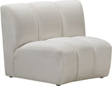 Infinity Modular Chair - Stylish Contemporary Seating with Soft Velvet and Deep Channel Tufting