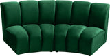 Infinity Modular Sectional Sofa - Luxurious Soft Upholstery with Deep Channel Tufting Design