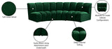 Infinity Modular Sectional Sofa - Soft Velvet Upholstery, Deep Tufting, Contemporary Design, Versatile Style
