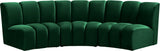 Infinity Modular Sectional Sofa - Soft Velvet Upholstery, Deep Tufting, Contemporary Design, Versatile Style