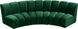 Infinity Modular Sectional Sofa - Soft Velvet Upholstery, Deep Tufting, Contemporary Design, Versatile Style