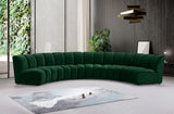 Infinity Modular 5-Piece Sectional Sofa - Luxurious Deep Channel Tufting & Modern Design Elegance