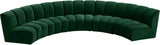 Infinity Modular 5-Piece Sectional Sofa - Luxurious Deep Channel Tufting & Modern Design Elegance