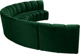 Infinity Modular 5-Piece Sectional Sofa - Luxurious Deep Channel Tufting & Modern Design Elegance