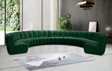 Infinity Modular 9-Piece Sectional Sofa – Luxurious Velvet Upholstery, Deep Channel Tufting, Modern Design