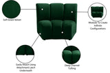 Infinity Modular Chair - Stylish Contemporary Seating with Soft Velvet and Deep Channel Tufting