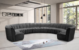 Infinity 10-Piece Modular Sectional Sofa: Luxurious Deep Channel Tufting for Ultimate Comfort