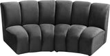 Infinity Modular Sectional Sofa - Luxurious Soft Upholstery with Deep Channel Tufting Design