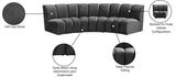 Infinity Modular Sectional Sofa - Soft Velvet Upholstery, Deep Tufting, Contemporary Design, Versatile Style