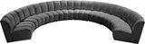 Infinity Modular 8-Piece Sectional Sofa - Luxurious Deep Channel Tufting for Stylish Comfort