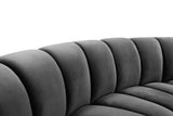 Infinity Modular 9-Piece Sectional Sofa – Luxurious Velvet Upholstery, Deep Channel Tufting, Modern Design