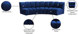 Infinity Modular Sectional Sofa - Soft Velvet Upholstery, Deep Tufting, Contemporary Design, Versatile Style