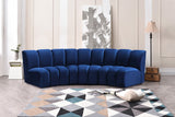Infinity Modular Sectional Sofa - Soft Velvet Upholstery, Deep Tufting, Contemporary Design, Versatile Style