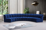 Infinity Modular 5-Piece Sectional Sofa - Luxurious Deep Channel Tufting & Modern Design Elegance