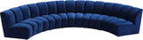 Infinity Modular 5-Piece Sectional Sofa - Luxurious Deep Channel Tufting & Modern Design Elegance