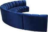 Infinity Modular 5-Piece Sectional Sofa - Luxurious Deep Channel Tufting & Modern Design Elegance