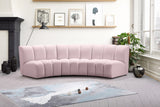 Infinity Modular Sectional Sofa - Soft Velvet Upholstery, Deep Tufting, Contemporary Design, Versatile Style