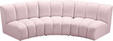 Infinity Modular Sectional Sofa - Soft Velvet Upholstery, Deep Tufting, Contemporary Design, Versatile Style