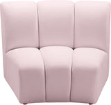 Infinity Modular Chair - Stylish Contemporary Seating with Soft Velvet and Deep Channel Tufting