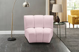 Infinity Modular Chair - Stylish Contemporary Seating with Soft Velvet and Deep Channel Tufting