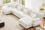 CLOUDIES 173" 4 Seater Sofa with 2 Ottomans