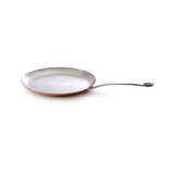 Mauviel M'Heritage M'150 S Copper Crepe Pan With Cast Stainless Steel Handle, 11.8-In