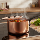 Mauviel M'Heritage M'150 CI Sauce Pan With Cast Iron Handle, 2.8-Qt