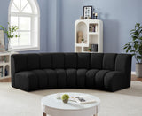 Infinity Modular Sectional Sofa - Contemporary 3-Piece Design with Deep Channel Tufting Comfort