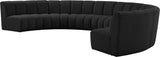 Infinity Modular Sectional Sofa - Contemporary 7pc Design with Deep Channel Tufting for Comfort