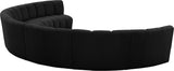 Infinity Modular Sectional Sofa - Contemporary 7pc Design with Deep Channel Tufting for Comfort