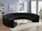 Infinity Boucle Fabric Modular Sectional Sofa - Contemporary Design with Deep Channel Tufting Comfort