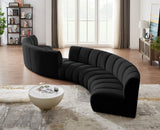Infinity Boucle Fabric Modular Sectional Sofa - Contemporary Design with Deep Channel Tufting Comfort
