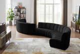 Infinity Boucle Fabric Modular Sectional Sofa – Luxurious Deep Channel Tufting & Contemporary Design