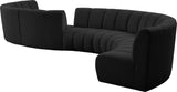 Infinity Boucle Fabric Modular Sectional Sofa – Luxurious Deep Channel Tufting & Contemporary Design