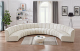 Infinity Modular Sectional Sofa - Contemporary 7pc Design with Deep Channel Tufting for Comfort